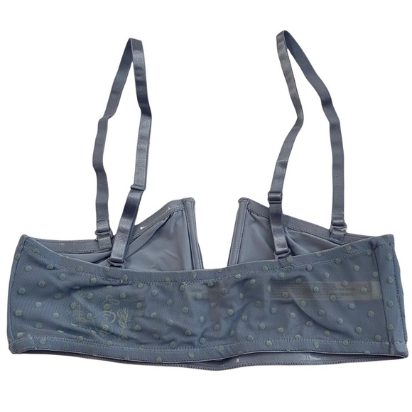 Free People Sierra Bandeau Convertible Removable Adjustable Straps Blue Small S - Picture 3 of 11